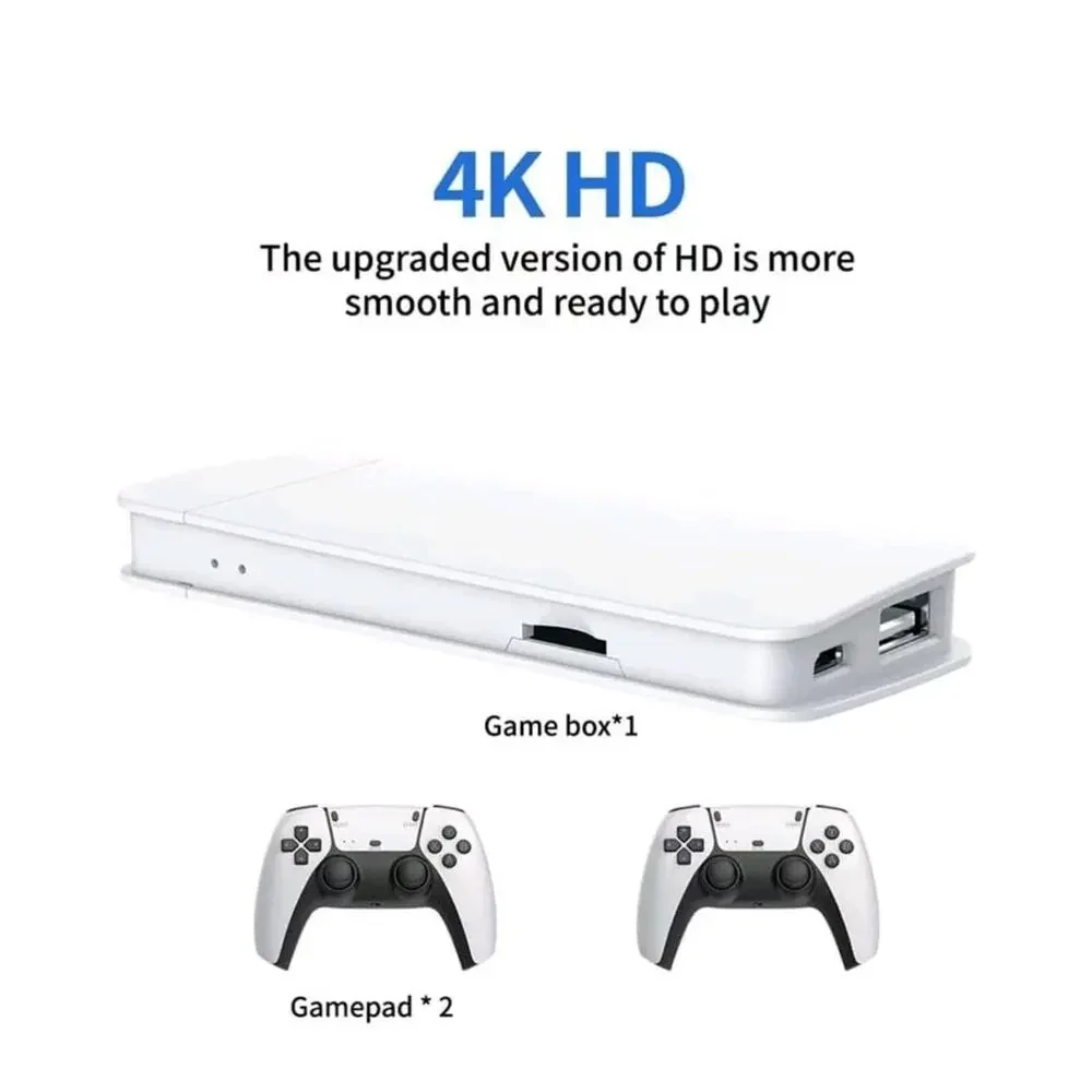 M15 Pro Console 4K Game Stick Dual 2.4G Wireless Controllers Retro Gaming New